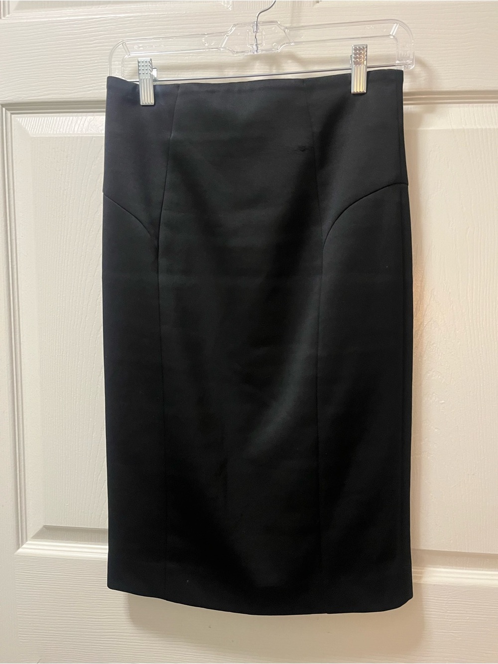 Milly Black Pencil Skirt Size S Knee‎ Length Tailored Career Office Classic
